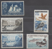 Saint-Pierre Et Miquelon Timbres Divers - Various Stamps -Verschillende Postzegels - Ongebruikt