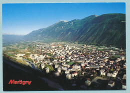 Martigny - La Ville Et La Plaine Du Rhône Avec La Pierre-Avoi - Martigny