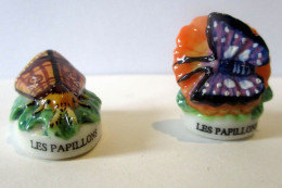 Fèves Brillantes - Série Les Papillons III X 2 - Arguydal 2004 - - Animaux