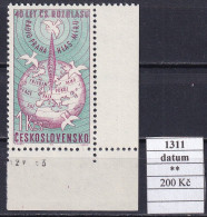 Czechoslovakia Pofis 1311 Print Date MNH - Unused Stamps
