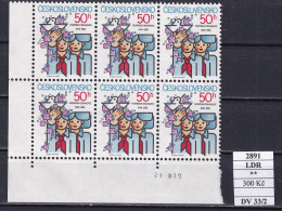 Czechoslovakia Pofis 2891 LDR DV 33/2 MNH - Unused Stamps