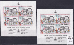 Czechoslovakia Pofis A 2817 A TD A + B MNH - Unused Stamps