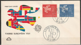 Luxemburg 1961 FDC MiNr.647 - 648 Europa  ( D 4948 )günstige Versandkosten - FDC