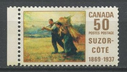 CANADA 1969 N° 413 ** Neuf MNH Superbe C 5.50 € Peinture Painting Aurèle De Foy Suzor-Coté Récolte Agriculture - Unused Stamps