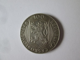 Czechoslovakia 100 Korun 1949 UNC Silver/Argent Commemorative Coin:70th Birthday Of Josef V.Stalin - Tchécoslovaquie