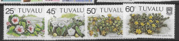 Tuvalu Mnh ** 1984 Flowers Set - Penrhyn