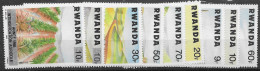 Rwanda Mnh ** 1986 Set 10 Euros - Neufs