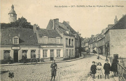 62 / GUINES / Rue De L'église Et Tour De L'horloge  / * 512 32 - Guines