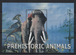 St.Kitts - 2005 Prehistoric Animals Block (2) MNH__(TH-24347) - St.Kitts-et-Nevis ( 1983-...)