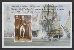 St.Helena - 2005 Battle Of Trafalgar (I) Block MNH__(TH-26555) - Saint Helena Island