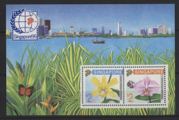 Singapore - 1992 Orchids (II) Block MNH__(TH-26815) - Singapore (1959-...)