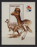 Sierra Leone - 2001 Prehistoric Animals Block (1) MNH__(TH-24460) - Sierra Leona (1961-...)