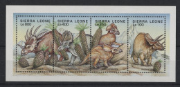 Sierra Leone - 1995 Prehistoric Animals Kleinbogen (1) MNH__(TH-23027) - Sierra Leone (1961-...)