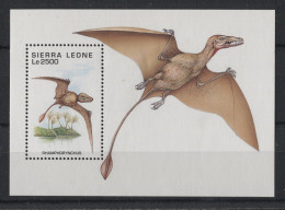 Sierra Leone - 1995 Prehistoric Animals Block (2) MNH__(TH-23029) - Sierra Leone (1961-...)