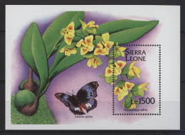 Sierra Leone - 1994 Orchids Block (2) MNH__(TH-26860) - Sierra Leona (1961-...)