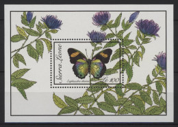 Sierra Leone - 1989 Butterflies Block (2) MNH__(TH-26867) - Sierra Leone (1961-...)