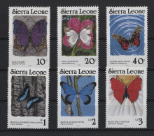 Sierra Leone - 1987 Butterflies (-89) Perf. A MNH__(TH-26965) - Sierra Leone (1961-...)