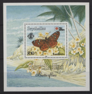 Seychelles - 1991 Butterflies Block MNH__(TH-26813) - Seychelles (1976-...)