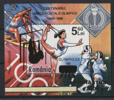 Romania - 2006 Gymnastics Overprints Block MNH__(TH-23550) - Hojas Bloque