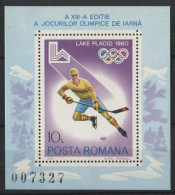 Romania - 1979 Winter Olympics Lake Placid Block (1) MNH__(TH-23525) - Blocks & Sheetlets