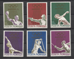 Romania - 1972 Summer Olympics Munich (II) MNH__(TH-23824) - Ongebruikt