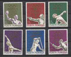Romania - 1972 Summer Olympics Munich (II) MNH__(TH-23824) - Unused Stamps