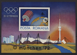 Romania - 1972 Summer Olympics Munich (II) Block (2) MNH__(TH-25586) - Blocs-feuillets