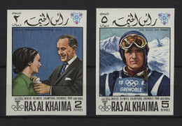 Ras Al Khaima - 1968 Winner Of The Grenoble IMPERFORATE MNH__(TH-24269) - Ra's Al-Chaima