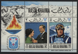 Ras Al Khaima - 1968 Winner Of The Grenoble Block MNH__(TH-24261) - Ra's Al-Chaima