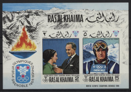 Ras Al Khaima - 1968 Winner Of The Grenoble Block IMPERFORATE MNH__(TH-24262) - Ra's Al-Chaima