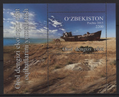 Uzbekistan - 2016 Disappearance Of The Aral Sea Block MNH__(TH-26032) - Oezbekistan