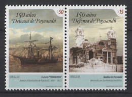 Uruguay - 2015 Brazilian-Argentine Siege Pair MNH__(TH-26186) - Uruguay