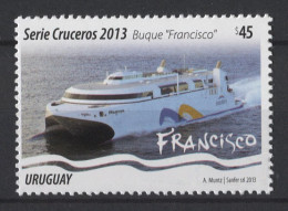 Uruguay - 2013 Ferry Francisco MNH__(TH-26120) - Uruguay