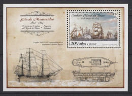 Uruguay - 2014 Naval Battle Of Puerto Del Buceo Block MNH__(TH-26168) - Uruguay