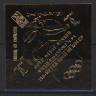Umm Al Qiwain - 1968 Gold Medalist Mexico Gold Stamp IMPERFORATE MNH__(TH-24248) - Umm Al-Qaiwain