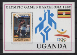 Uganda - 1992 Summer Olympics Barcelona Block (1) MNH__(TH-27742) - Ouganda (1962-...)