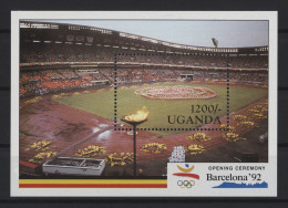 Uganda - 1991 Summer Olympics Barcelona Block (2) MNH__(TH-27744) - Oeganda (1962-...)