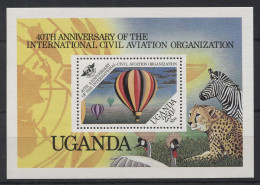 Uganda - 1984 Civil Aviation Organization Block MNH__(TH-24133) - Uganda (1962-...)