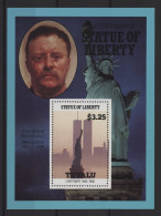 Tuvalu - 1986 Statue Of Liberty Block (8) MNH__(TH-27475) - Tuvalu