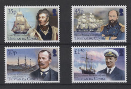 Tristan Da Cunha - 2014 Explorers And Their Ships MNH__(TH-26124) - Tristan Da Cunha