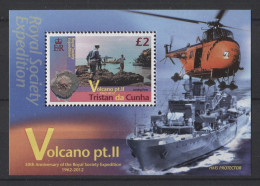 Tristan Da Cunha - 2012 Volcanic Eruption (II) Block MNH__(TH-26510) - Tristan Da Cunha