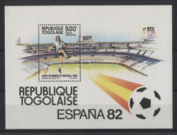 Togo - 1982 Soccer World Cup Block MNH__(TH-23851) - Togo (1960-...)