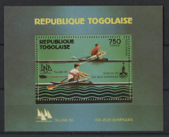 Togo - 1980 Olympic Summer Games Gold Stamp Block (1) MNH__(TH-24164) - Togo (1960-...)