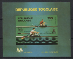 Togo - 1980 Olympic Summer Games Block (1) IMPERFORATE MNH__(TH-23711) - Togo (1960-...)