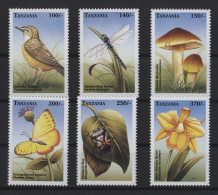 Tanzania - 1999 Small Animals And Plants MNH__(TH-27299) - Tanzania (1964-...)