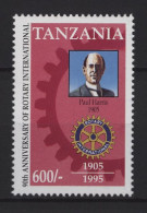 Tanzania - 1995 Rotary International MNH__(TH-27412) - Tanzania (1964-...)