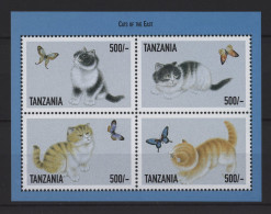 Tanzania - 1999 East Asian Cats Kleinbogen MNH__(TH-26876) - Tanzania (1964-...)