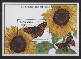 Tanzania - 1994 Butterflies Block (2) MNH__(TH-26874) - Tanzania (1964-...)