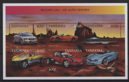 Tanzania - 1999 Automobiles Kleinbogen (2) MNH__(TH-25095) - Tanzania (1964-...)
