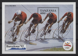 Tanzania - 1991 Summer Olympics Barcelona Block (2) MNH__(TH-27738) - Tanzania (1964-...)